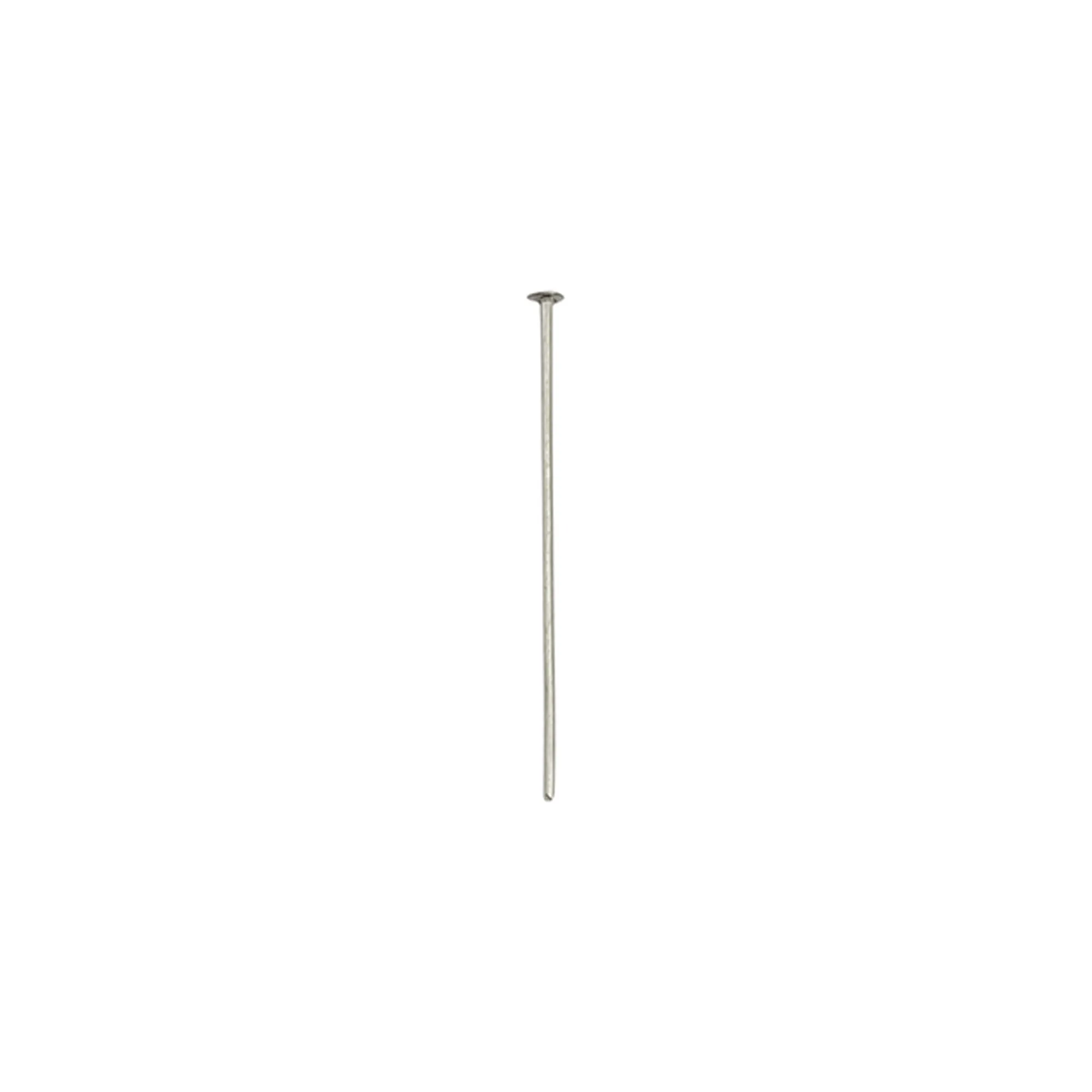 Flat Head Pins Polished Chrome 38mm C90011  Diyas Crystal Pin
